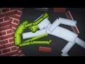 Melons Fight with Androids In People Playground