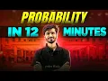 Probability Complete Chapter In 12 Minutes Class 10th Board