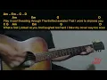 Jenna Raine - Guilty As Charged Easy Guitar Chord & Lyrics (cover)