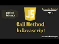 Call Method In Javascript Javascript Tutorial