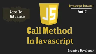 Call Method In Javascript Javascript Tutorial