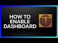 How To Enable Dashboard On A Township Tale Tutorial