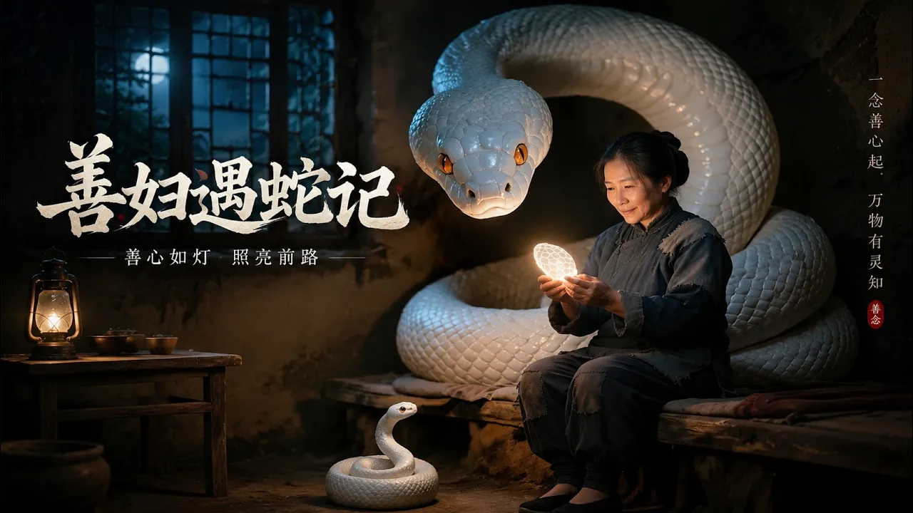善妇遇蛇记