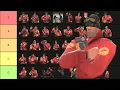 TF2 - Soldier Cosmetic Tier List