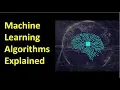 Overview of Machine Learning Algorithms - Supervised Unsupervised and Reinforcement Learning