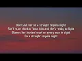 Ashley McBryde - Straight Tequila Night (Lyrics)
