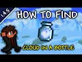 How To QUICKLY Find Cloud in a Bottle In Terraria 1 4 5 5 Cloud in a Bottle Seed 1 4 5 5