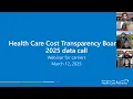 March 12 2025 Cost Board webinar for carriers