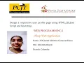 Design a responsive user profile page using HTML CSS JavaScript and Bootstrap
