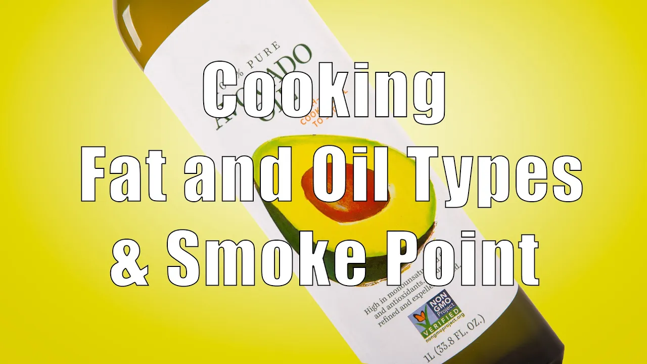 Cooking Fat and Oil Types & Smoke Points (Home Cooking 101) DiTuro Productions