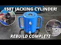 The Full Rebuild of our 150 Ton Hydraulic Jacking Cylinder
