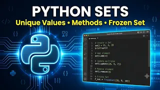 Python Sets Explained Set Methods add update remove Frozen Set