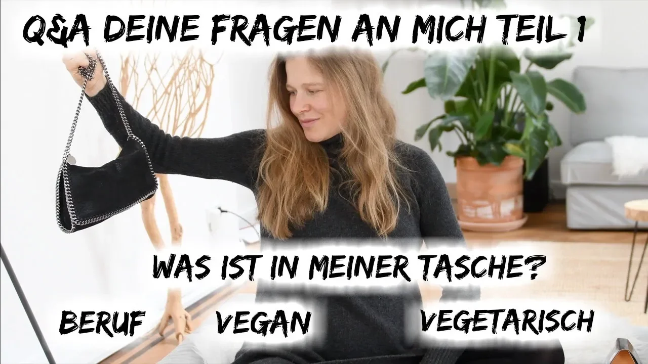 Q&A MEINE TASCHE   BERUF   ERNHRUNG FRHER   DEINE FRAGEN MEINE ANTWORTEN