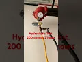 Hydrostatic testing fire sprinkler system