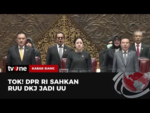 RUU DKJ Disahkan Jadi Undang-undang, Jakarta Resmi Bukan Lagi Ibu Kota Negara