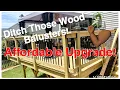 Modern Deck Railing Using These Cheap And Easy To Install Aluminum Balusters And Rail Brackets