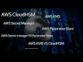 AWS Secret Manager KMS CloudHSM and Parameter Store Public Cloud Secret Management part-3