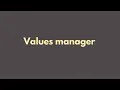 Wave function collapse Tutorial 12 Coding - Values Manager