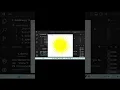 Draw sunshine in python python turtle
