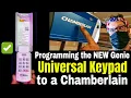 Program a Genie Universal Keypad to a Chamberlain Garage Door Opener