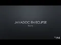 HowTo Generar Javadoc en Eclipse corregido
