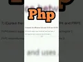 Difference between php 4 and php5