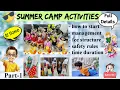 Summer Camp Activities How to Start a Summer Camp at Home Bhawna Art Gallery