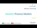 SE 7 Generic Process Model and Process Flow Types linear iterative evolutionary parallel