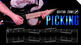  1 picking alternate picking sweep picking free guitar lesson