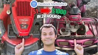How to turn 1 into 1000 in 24 hours using Facebook Marketplace Fastest side hustle