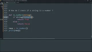 How do i check if a string is a number float