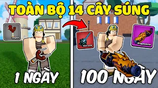 Hành Trình USOPP LV 1 - 2800 Lấy 14 CÂY SÚNG Huyền Thoại Trong Blox Fruit !