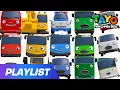 [Playlist] Dance Party for Cars | Learn Colors Song  | The Brave Cars | Tayo and Friends