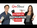 Exterior Install How to Install GenStone Faux Stone DIY Home Project