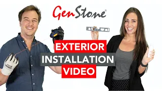 Exterior Install How to Install GenStone Faux Stone DIY Home Project