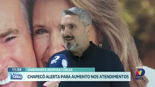 Frio preocupa: aumenta a procura por atendimento em Chapecó