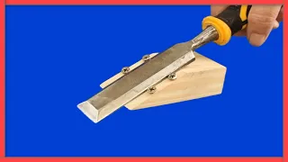 Revive Your Old Chisel In Just 5 Minutes Easy Sharpening Trick Anyone Can Do 