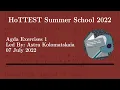 Agda Problem Session 1 Introduction to Agda types functions Astra - HoTTEST Summer School 2022