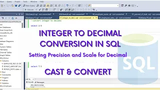 SQL Integer to Decimal conversion in SQL CAST and CONVERT