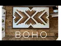 DIY Wood Art - BOHO style