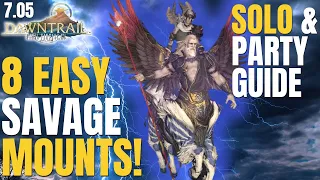 Easy Savage Mount Farms Unsynced Guide Heavensward Stormblood Shadowbringers FFXIV