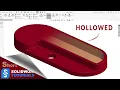 How to Hollow shell a part in SolidWorks