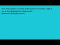 Types of JIT Compilers