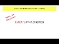 Leetcode SQL 50 Patients With a Condition
