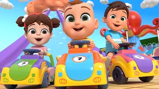 Fun Day at the Amusement Park | Rides, Slides & More | Lalafun Baby Songs