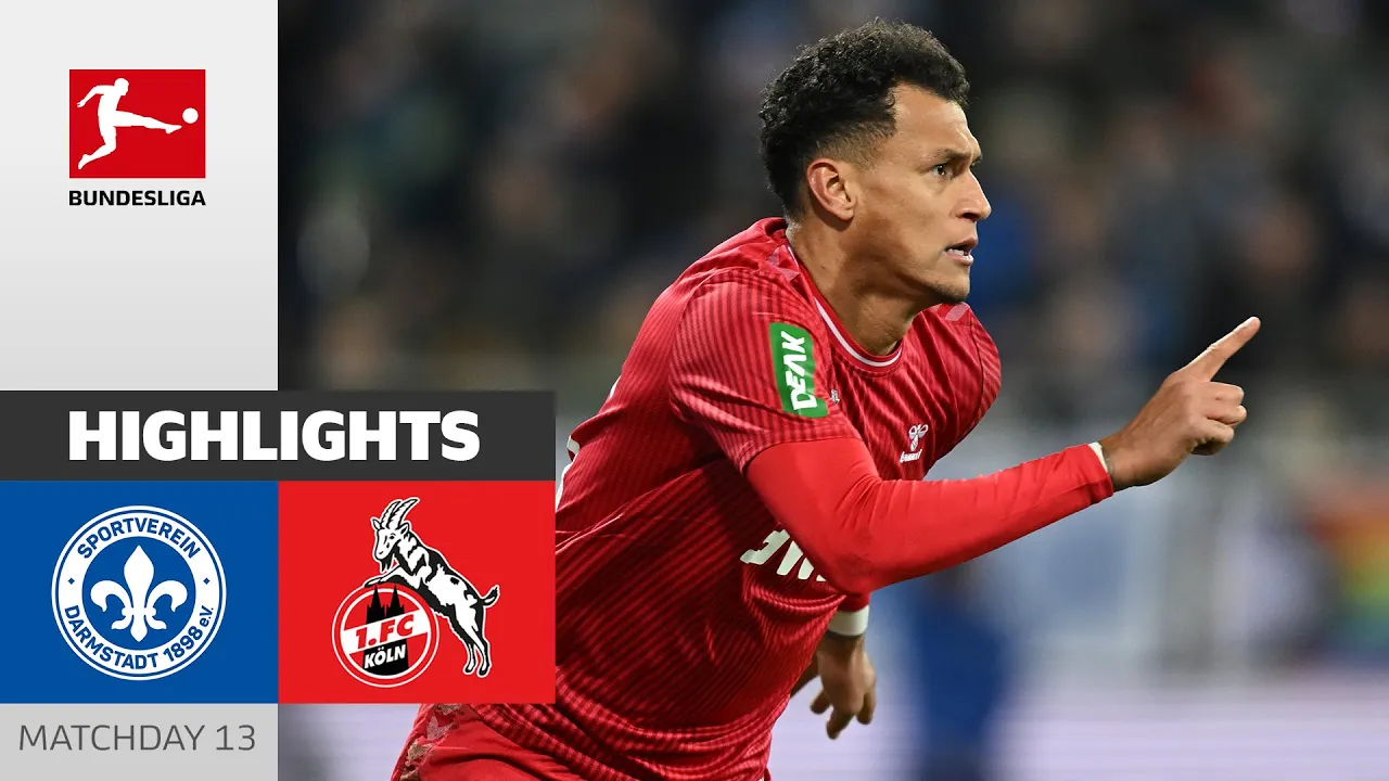 Cologne Leaves Relegation Places! | Darmstadt 98 - 1. FC ...