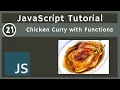 21 Chicken Curry With Functions in JavaScript javascript tutorial UiBrains NAVEEN SAGGAM