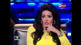     سؤال   النجمة   سمية الخشاب   ل   خالد ابو النجا   اهدى شوية   بسبب معارضته للرئيس السيسي دندنها