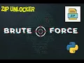 Python Brute Force Hacking - Zip Unlocker Includes GitHub Code