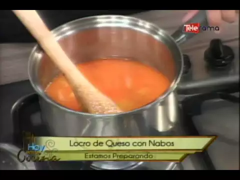 Locro de queso con nabos